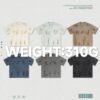 Custom 310 GSM Vintage-Wash Raw-Hem T-Shirt S1972 - Style 05F1F4 - product detail view 5 Custom 310 GSM Vintage-Wash Raw-Hem T-Shirt S1972 - Style 05F1F4 - product detail view 5