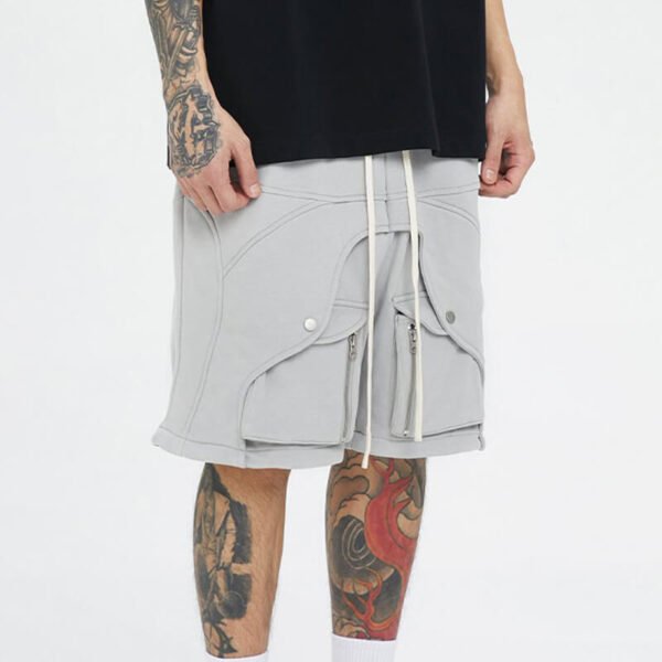 Custom Seamed Heavyweight Jersey Shorts CUS2404-041906 - Style 088446 - product detail view 5