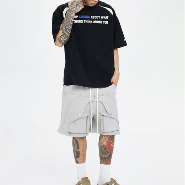 Custom Seamed Heavyweight Jersey Shorts CUS2404-041906 - Style 088446 - product detail view 7