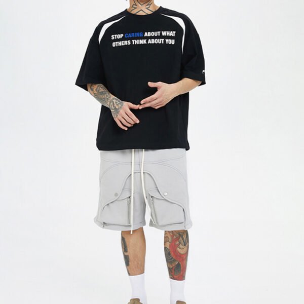 Custom Seamed Heavyweight Jersey Shorts CUS2404-041906 - Style 088446 - product detail view 8
