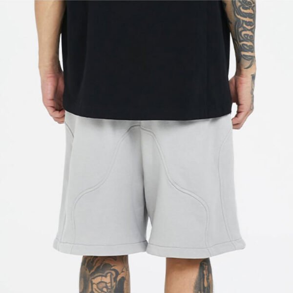 Custom Seamed Heavyweight Jersey Shorts CUS2404-041906 - Style 088446 - product detail view 10