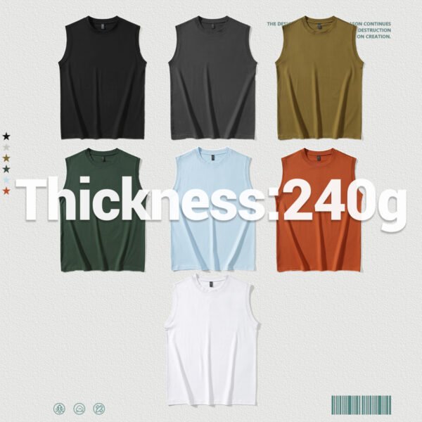 Custom Heavyweight Sleeveless Tank Top | - Style B6429D - product detail view 4