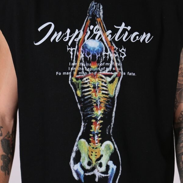 Custom Heavyweight Sleeveless Graphic Tank Top - Style B9DAE1 - product detail view 9