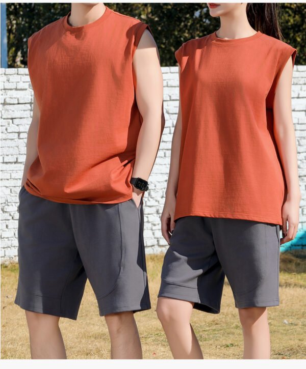 Custom Heavyweight Sleeveless Tank Top | - Style B6429D - product detail view 12