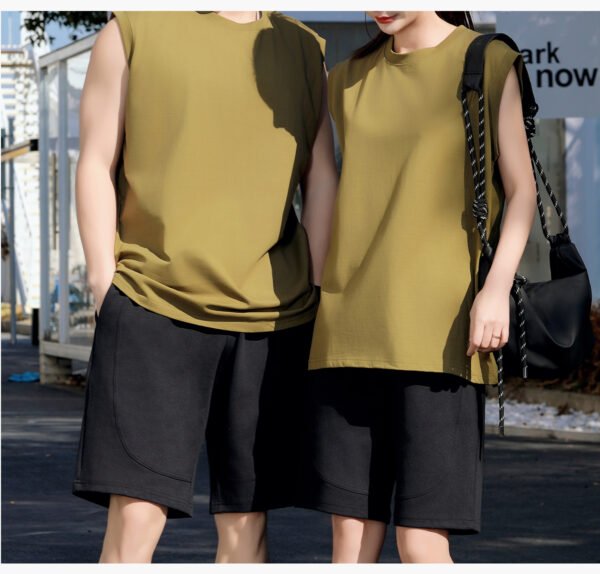 Custom Heavyweight Sleeveless Tank Top | - Style B6429D - product detail view 11