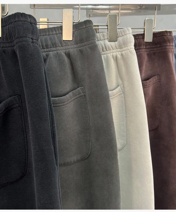 Custom Heavyweight Spray-Wash Straight-Leg Sweatpants 1266 - Style 4BFF92 - product detail view 16 Custom Heavyweight Spray-Wash Straight-Leg Sweatpants 1266 - Style 4BFF92 - product detail view 16