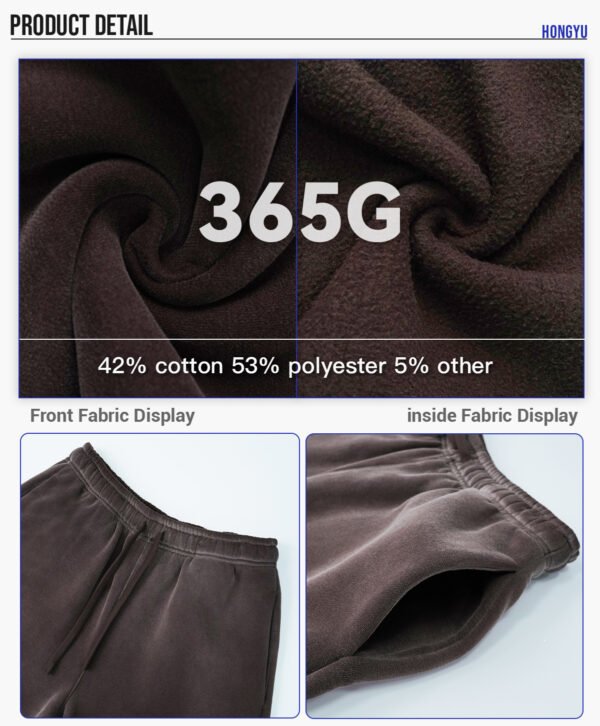 Custom Heavyweight Spray-Wash Straight-Leg Sweatpants 1266 - Style 4BFF92 - product detail view 7 Custom Heavyweight Spray-Wash Straight-Leg Sweatpants 1266 - Style 4BFF92 - product detail view 7