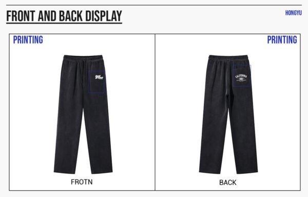 Custom Heavyweight Spray-Wash Straight-Leg Sweatpants 1266 - Style 4BFF92 - product detail view 9 Custom Heavyweight Spray-Wash Straight-Leg Sweatpants 1266 - Style 4BFF92 - product detail view 9