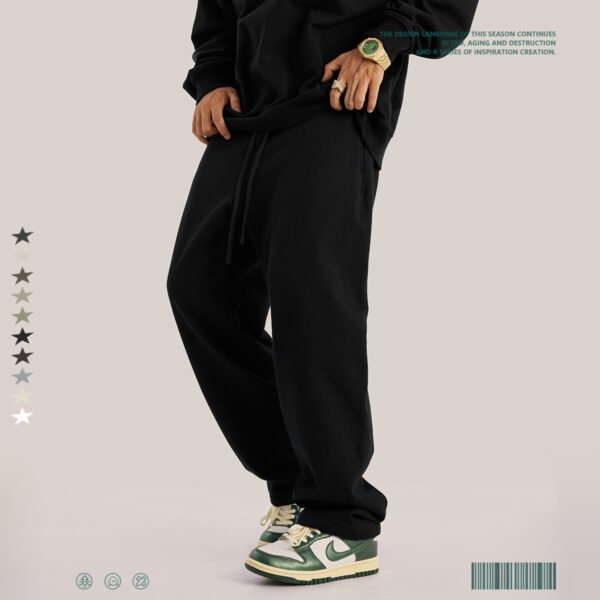 Custom Heavyweight Straight-Leg Terry Sweatpants 2286 - Style 171ABF - product detail view 4