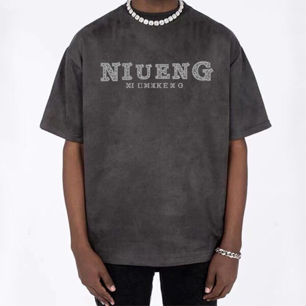 Custom Heavyweight Washed Suede-Feel T-Shirt | - Style 7B2663 Custom Heavyweight Washed Suede-Feel T-Shirt | - Style 7B2663