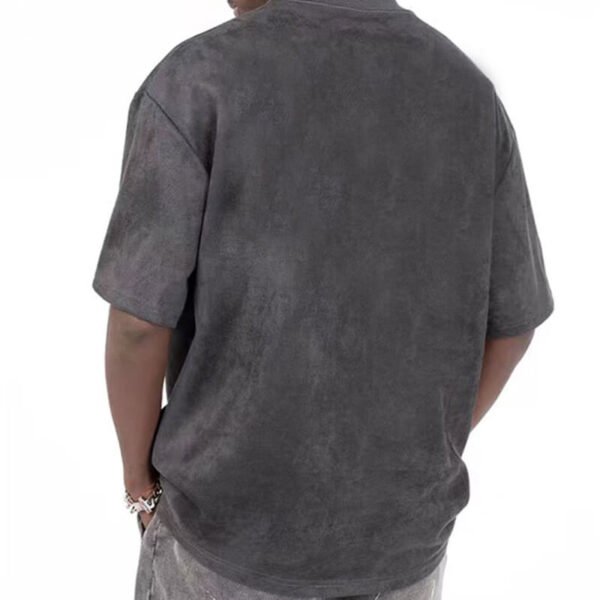 Custom Heavyweight Washed Suede-Feel T-Shirt | - Style 7B2663 - product detail view 5 Custom Heavyweight Washed Suede-Feel T-Shirt | - Style 7B2663 - product detail view 5