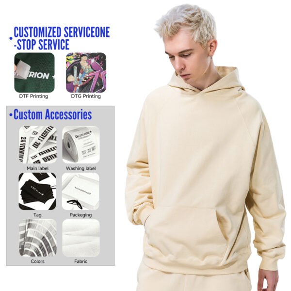 Custom Heavyweight Terry Oversized Pullover Hoodie - Style 67E849 Custom Heavyweight Terry Oversized Pullover Hoodie - Style 67E849