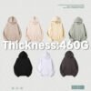 Custom Heavyweight Terry Oversized Pullover Hoodie - Style 67E849 - product detail view 3 Custom Heavyweight Terry Oversized Pullover Hoodie - Style 67E849 - product detail view 3