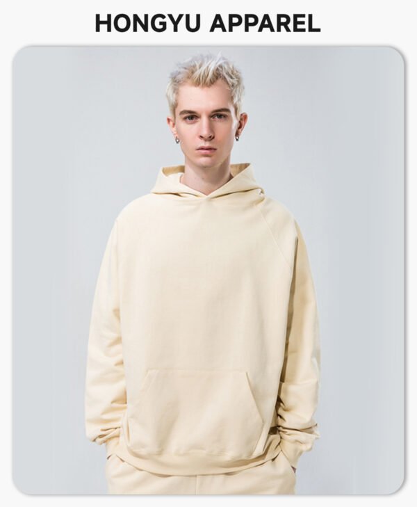 Custom Heavyweight Terry Oversized Pullover Hoodie - Style 67E849 - product detail view 4 Custom Heavyweight Terry Oversized Pullover Hoodie - Style 67E849 - product detail view 4