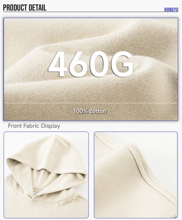 Custom Heavyweight Terry Oversized Pullover Hoodie - Style 67E849 - product detail view 8 Custom Heavyweight Terry Oversized Pullover Hoodie - Style 67E849 - product detail view 8