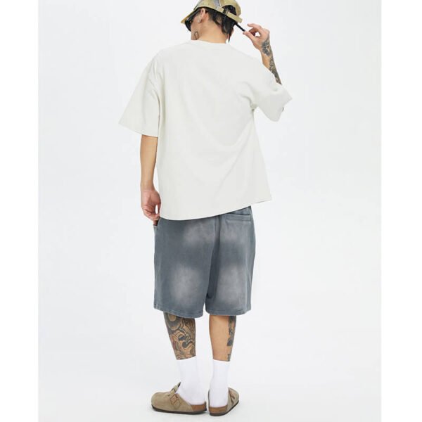 Custom Vintage-Washed Heavyweight Straight Shorts CUS2404-041904 - Style 070BB9 - product detail view 9