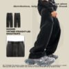 Custom Heavyweight Washed Wide-Leg Sweatpants K2437 - Style 3DC1C0 - product detail view 3