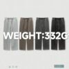 Custom Heavyweight Washed Wide-Leg Sweatpants K2437 - Style 3DC1C0 - product detail view 5