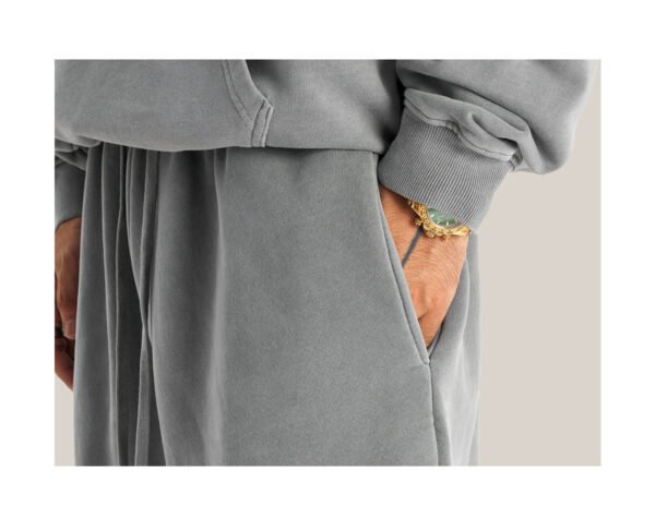 Custom Heavyweight Washed Wide-Leg Sweatpants K2437 - Style 3DC1C0 - product detail view 14
