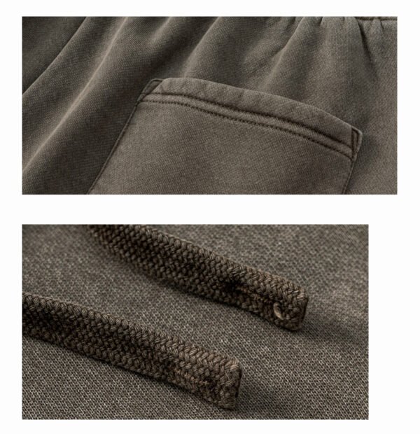Custom Heavyweight Washed Wide-Leg Sweatpants K2437 - Style 3DC1C0 - product detail view 11