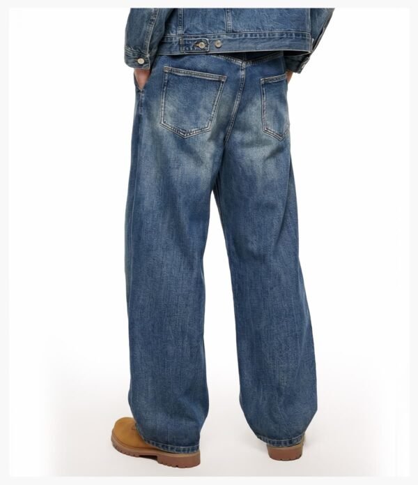 Custom Heavyweight Washed Wide-Leg Jeans 2576 - Style CE8C2C - product detail view 13