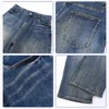Custom Heavyweight Washed Wide-Leg Jeans 2576 - Style CE8C2C - product detail view 8