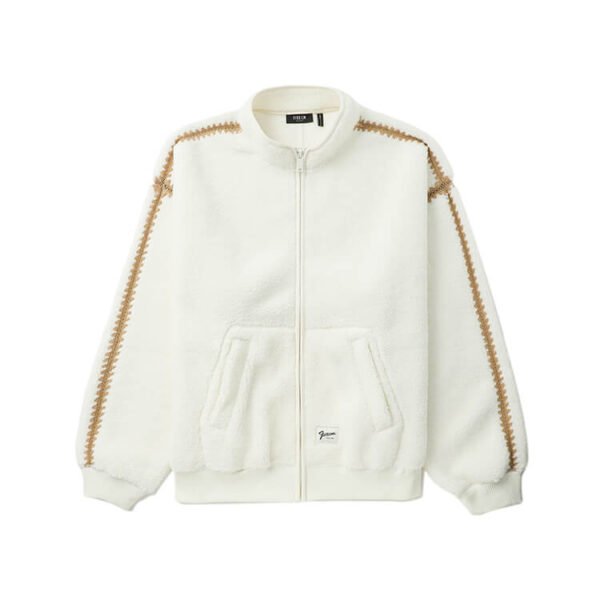Custom High-Stand Patchwork Fleece Jacket VW-C820 - Style C820D6 - product detail view 10