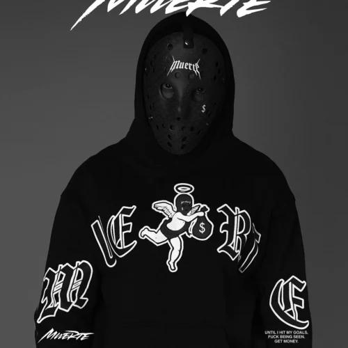 Custom Hooded Face Cover Streetwear Sweatshirt - Style 320CD6 Custom Hooded Face Cover Streetwear Sweatshirt - Style 320CD6