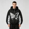 Custom Hooded Graphic Panel Jacket - Style 0A6CEE - product detail view 4 Custom Hooded Graphic Panel Jacket - Style 0A6CEE - product detail view 4