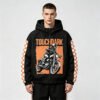Custom Hooded Graphic Checker-Sleeve Windbreaker - Style 71CBD5 - product detail view 6 Custom Hooded Graphic Checker-Sleeve Windbreaker - Style 71CBD5 - product detail view 6
