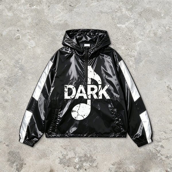 Custom Hooded Half-Zip Mobility Jacket | VW-42785 - Style 42785A - product detail view 10