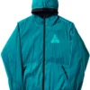 Custom Teal Hooded Layer Jacket - Style D4B7ED