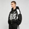 Custom Hooded Patchwork Graphic Jacket | - Style F6D749