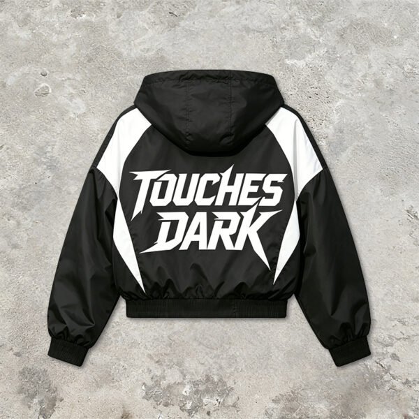 Custom Hooded Patchwork Graphic Jacket | - Style F6D749 - product detail view 8