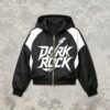 Custom Hooded Patchwork Graphic Jacket | - Style F6D749 - product detail view 9
