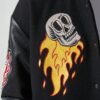 Custom Hooded Patchwork Varsity Jacket - Style F4D7D0 - product detail view 6 Custom Hooded Patchwork Varsity Jacket - Style F4D7D0 - product detail view 6