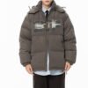 Custom Oversized Hooded Puffer Jacket - Style 031E94 - product detail view 3 Custom Oversized Hooded Puffer Jacket - Style 031E94 - product detail view 3