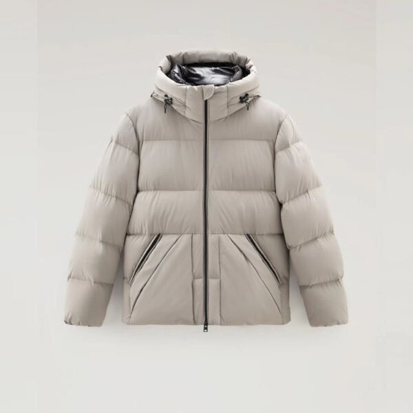 Custom Hooded Quilted Puffer Jacket - Style 27292D - product detail view 5 Custom Hooded Quilted Puffer Jacket - Style 27292D - product detail view 5
