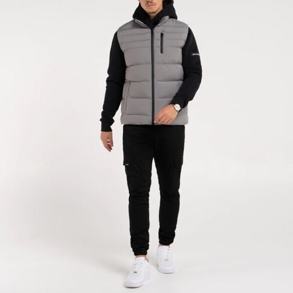 Custom Hooded Quilted Puffer Vest - VW-EE2B8C - Style EE2B8C - product detail view 2 Custom Hooded Quilted Puffer Vest - VW-EE2B8C - Style EE2B8C - product detail view 2