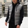 Custom Hooded Quilted Puffer Vest - VW-EE2B8C - Style EE2B8C - product detail view 5 Custom Hooded Quilted Puffer Vest - VW-EE2B8C - Style EE2B8C - product detail view 5