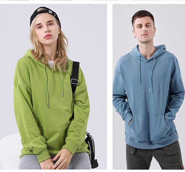 Custom Drop-Shoulder Pullover Hoodie - Style 0C815A - product detail view 13