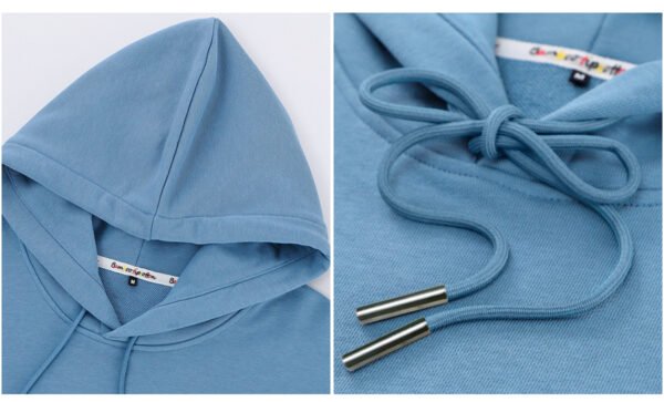 Custom Drop-Shoulder Pullover Hoodie - Style 0C815A - product detail view 6