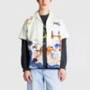 Custom Illustrated Camp Collar Short-Sleeve Shirt - Style 123FBA - product detail view 5 Custom Illustrated Camp Collar Short-Sleeve Shirt - Style 123FBA - product detail view 5
