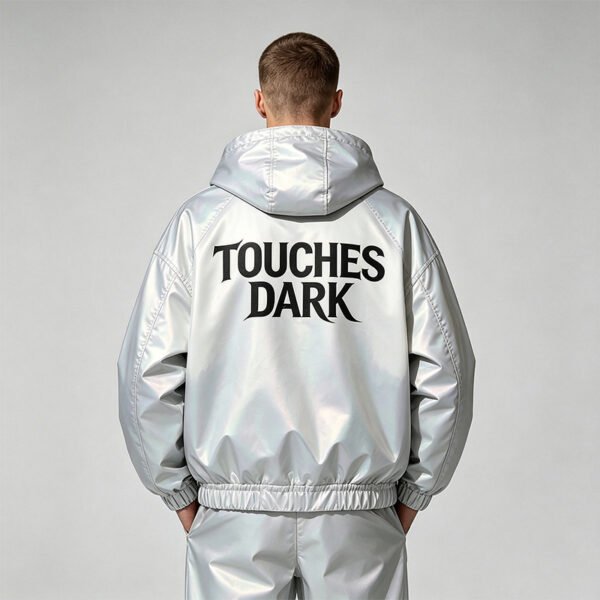 Custom Iridescent Hooded Presentation Jacket - Style 3D1776 Custom Iridescent Hooded Presentation Jacket - Style 3D1776