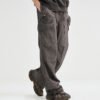 Custom Irregular-Washed Drawcord Cargo Pants - Style 8EF674 - product detail view 3
