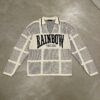 Custom Jacquard Grid Mesh Polo Sweater - Style 9F6E4F Custom Jacquard Grid Mesh Polo Sweater - Style 9F6E4F