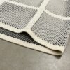 Custom Jacquard Grid Mesh Polo Sweater - Style 9F6E4F - product detail view 3 Custom Jacquard Grid Mesh Polo Sweater - Style 9F6E4F - product detail view 3