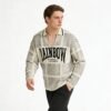 Custom Jacquard Grid Mesh Polo Sweater - Style 9F6E4F - product detail view 7 Custom Jacquard Grid Mesh Polo Sweater - Style 9F6E4F - product detail view 7