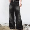 Custom Vintage-Wash Jeans with Panel Print Registration - Style E12F19 - product detail view 3 Custom Vintage-Wash Jeans with Panel Print Registration - Style E12F19 - product detail view 3