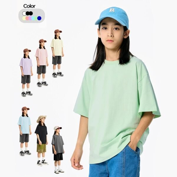 Custom Kids Relaxed Cotton T-Shirt G907 - Style A12F9D - product detail view 3 Custom Kids Relaxed Cotton T-Shirt G907 - Style A12F9D - product detail view 3
